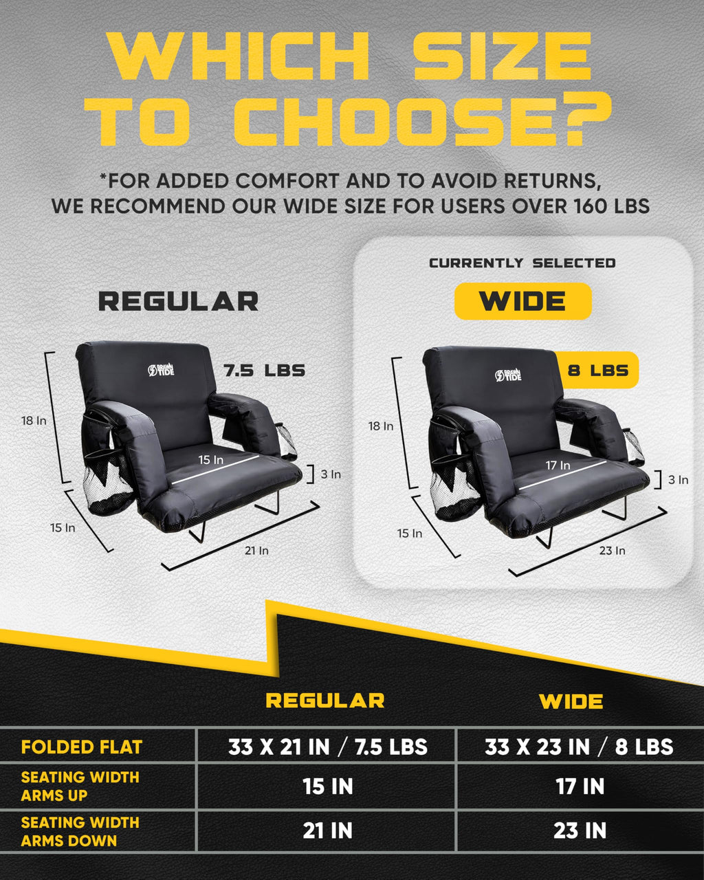 Stadium Seat with Back Support L266932