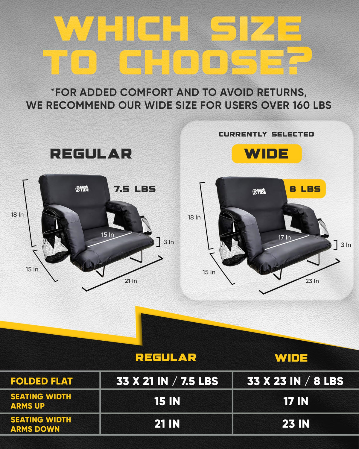 Stadium Seat with Back Support L266932