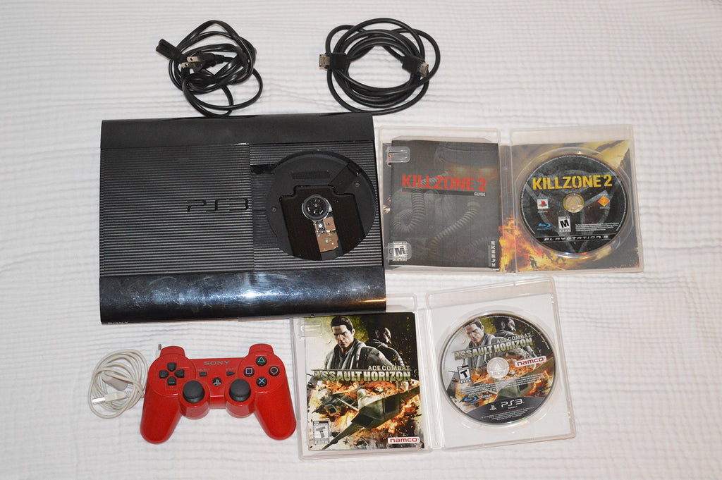 Playstation 3 Super Slim 500GB Game Console Bundle Z558