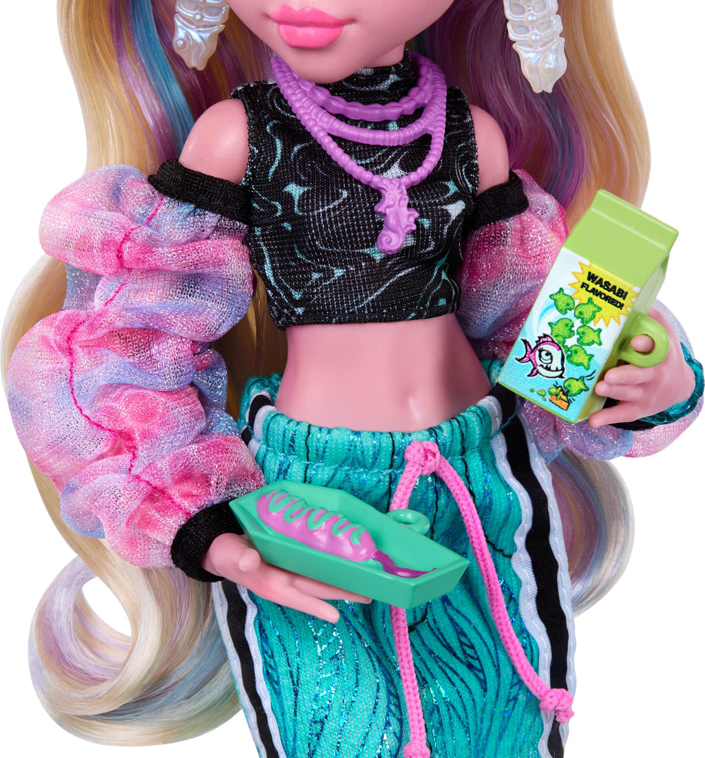 Blue Doll with Pet Piranha S241