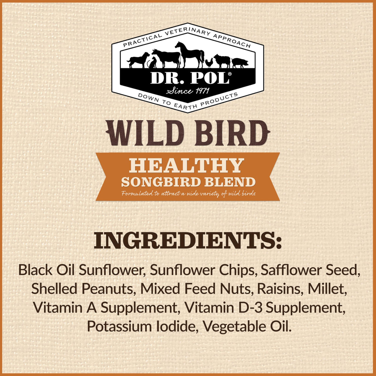 20 LB Wild Bird Seed H60436